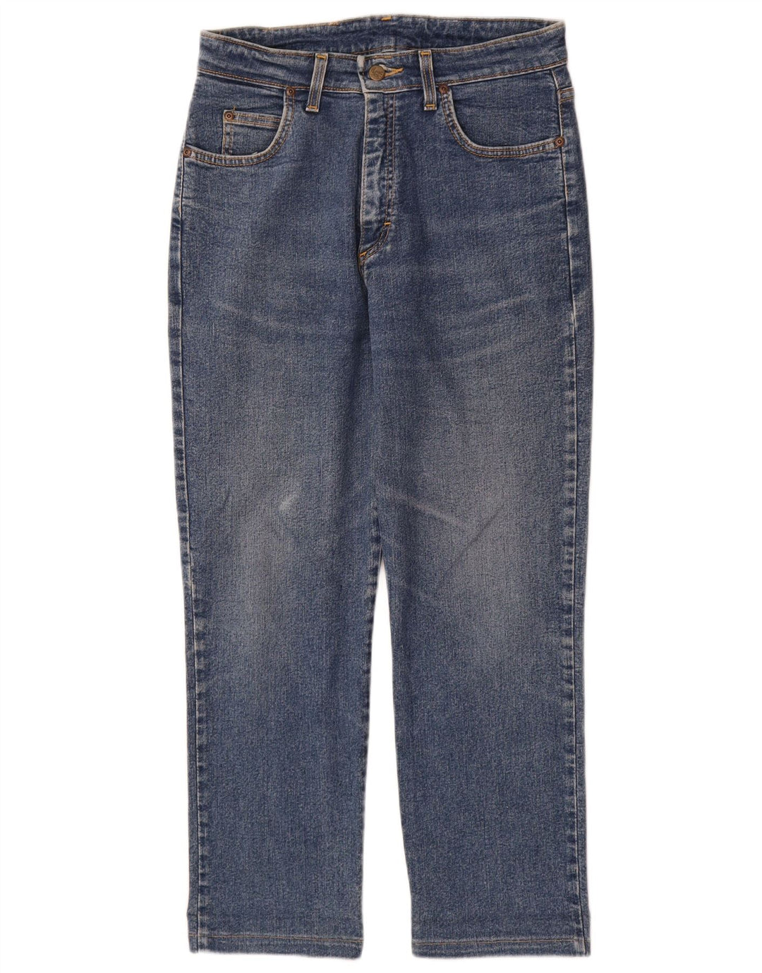 Jeans dritti Dallas da donna Lee W31 L28 cotone blu