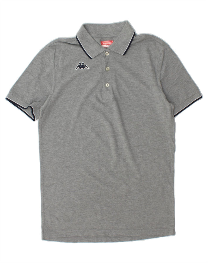 KAPPA Mens Polo Shirt Large Grey Vintage Kappa and Second-Hand Kappa from Messina Hembry 