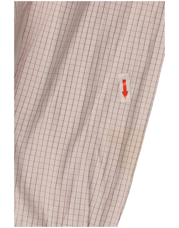 Camicia da uomo Massimo Dutti EU 42 Cotone a quadri bianchi grandi