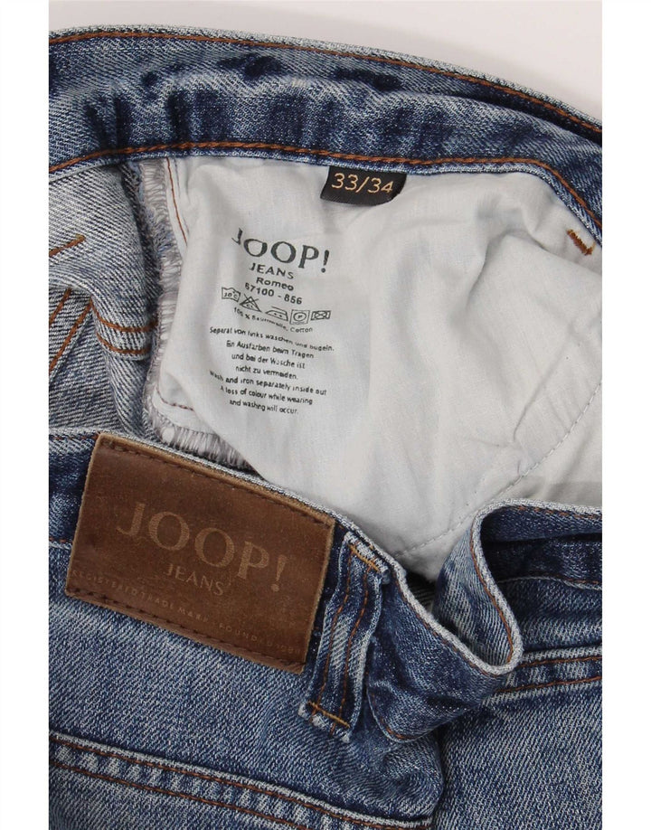 Joop Jeans Bootcut da Uomo W33 L34 Cotone Blu
