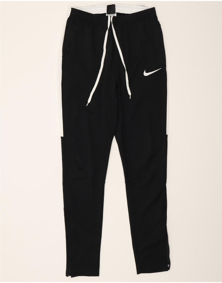 Pantaloni da tuta da uomo NIKE Dri Fit Small in poliestere color block nero
