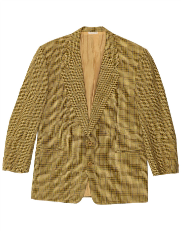 Giacca blazer da uomo a 2 bottoni Pal Zileri IT 50 grande pied de poule verde
