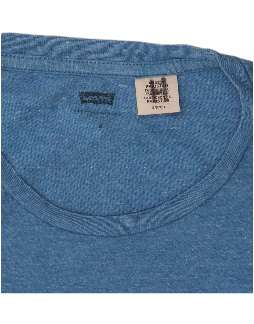T-shirt grafica da uomo Levi's Top piccola blu screziata