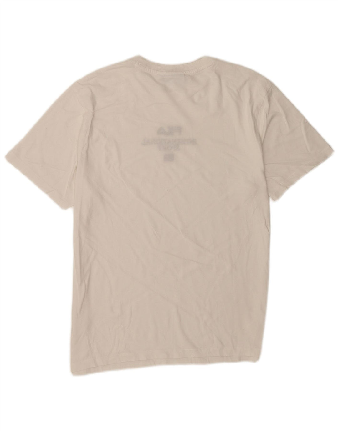 T-shirt grafica da uomo Fila Top in cotone bianco medio