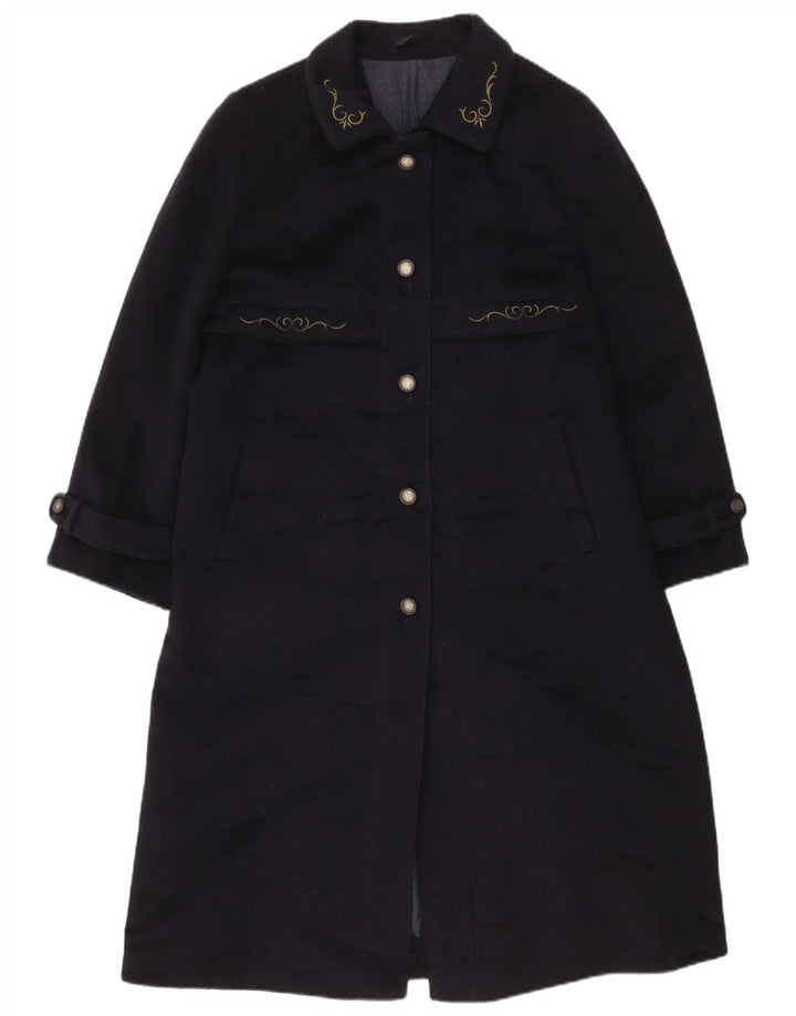 Cappotto da donna Pischl UK 14 Lana blu navy medio