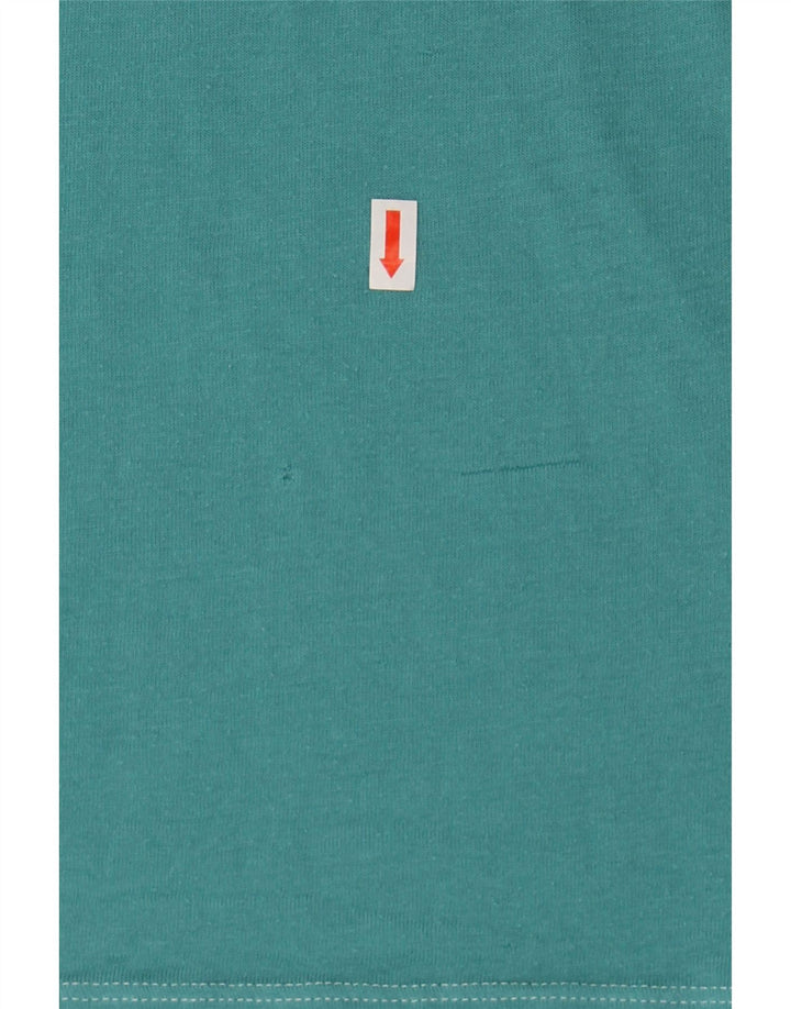 LEVI'S Womens T-Shirt Top UK 14 Medium Turquoise Vintage Levi's and Second-Hand Levi's from Messina Hembry 
