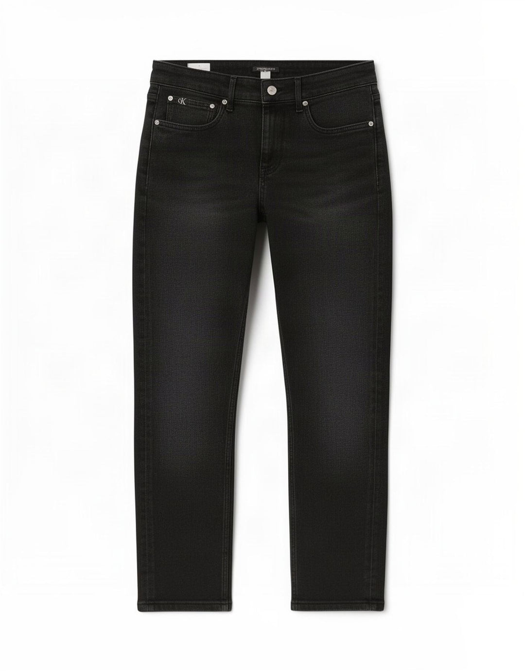 Jeans slim cropped da uomo Calvin Klein W31 L26 Grigi