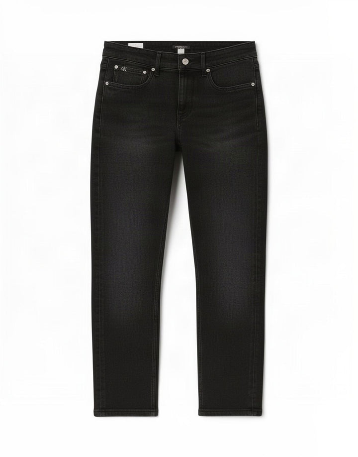 Jeans slim cropped da uomo Calvin Klein W31 L26 Grigi