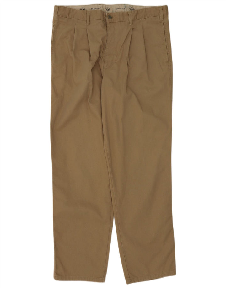 Pantaloni cargo da uomo con ancoraggio Dockers W38 L32 Beige