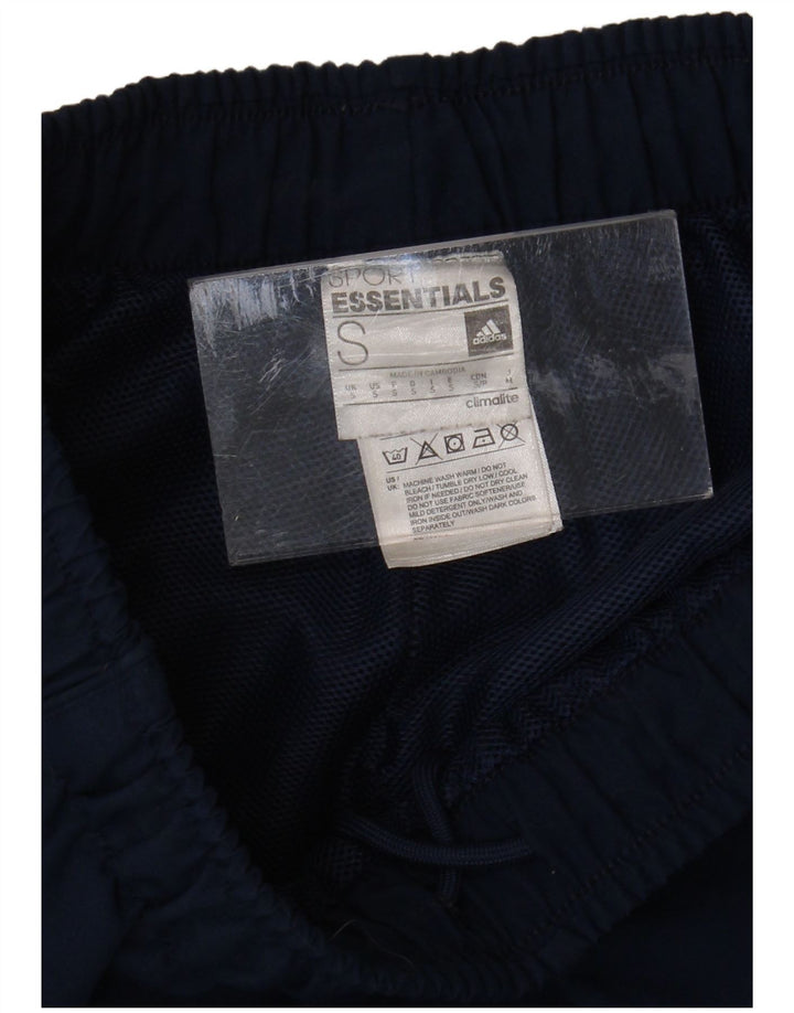 ADIDAS Mens Climalite Sport Shorts Small Navy Blue Polyester