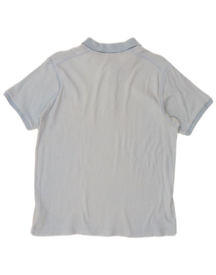 Polo Nike da uomo grande in cotone blu