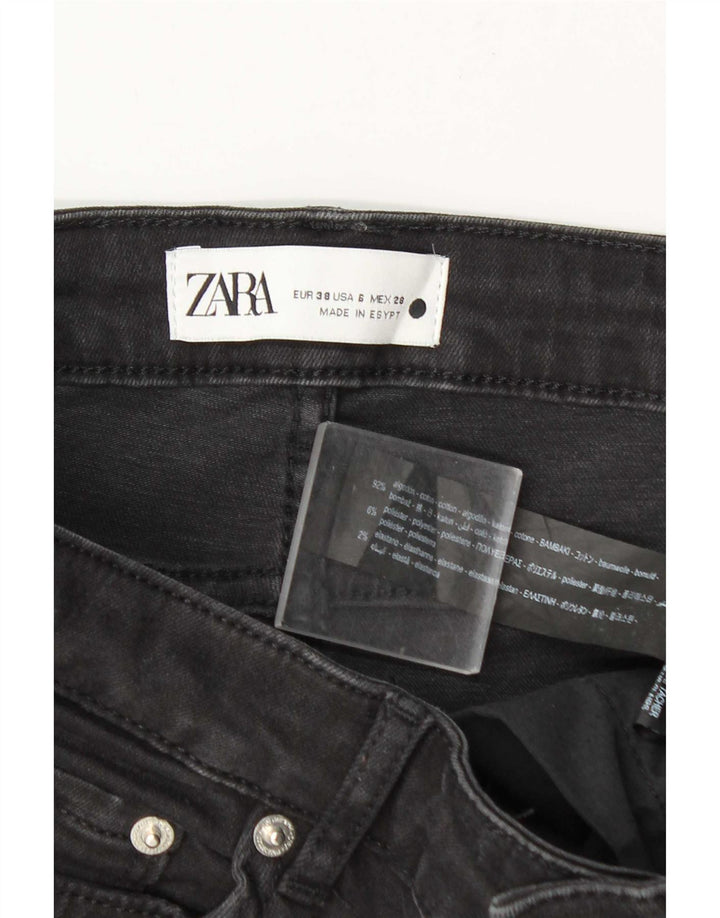 Jeans svasati da donna Zara EU 38 Small W28 L31 Cotone grigio