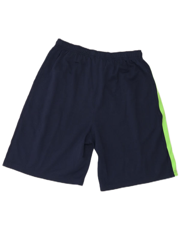 Pantaloncini sportivi Nike Seattle Seahawks da uomo grandi color block blu navy