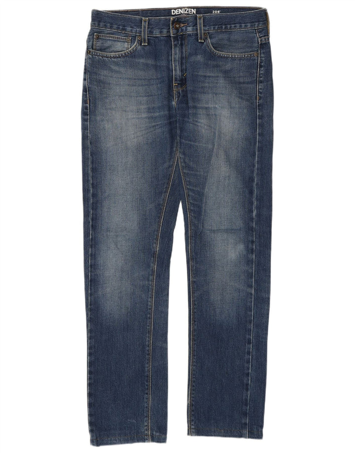 Jeans dritti da uomo Levi's W32 L30 in cotone blu