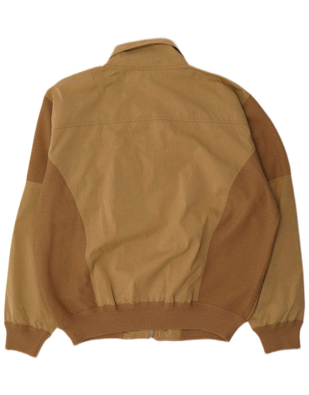 Giubbotto bomber vintage da uomo IT 52 XL Beige Colourblock