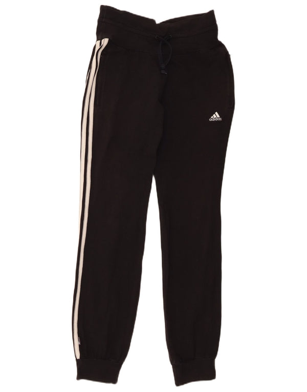 Pantaloni da tuta da donna Adidas Joggers UK 10 Small Black Cotton