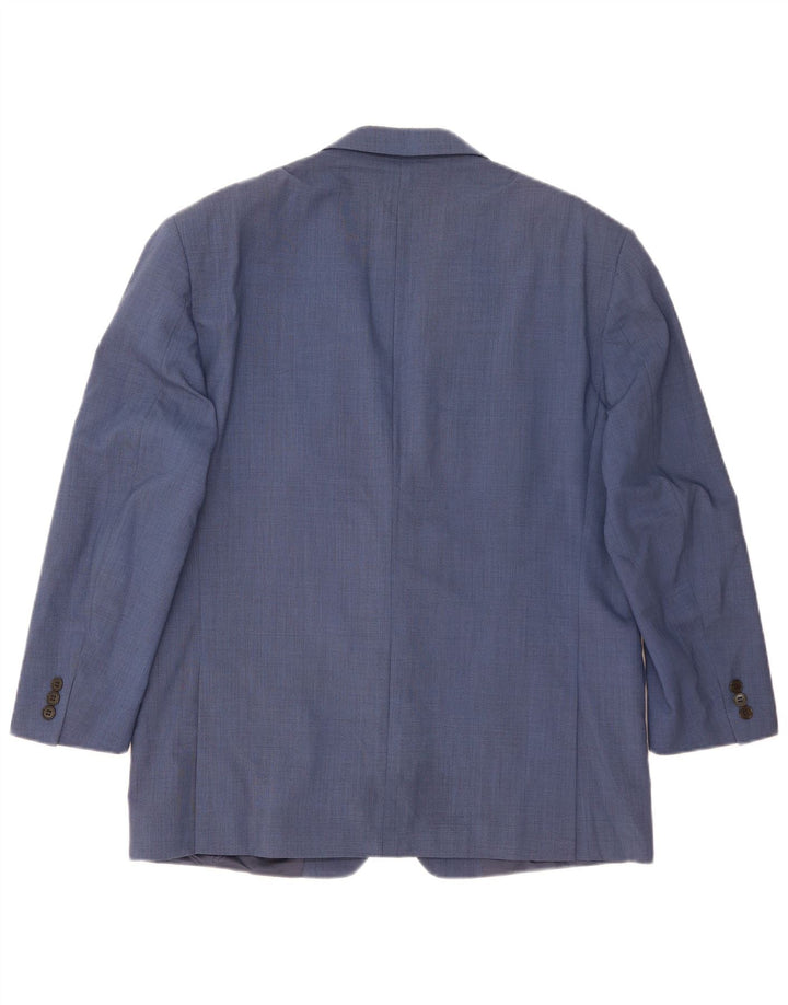 Missoni Giacca Blazer a 2 Bottoni da Uomo IT 54 2XL Lana Vergine Blu