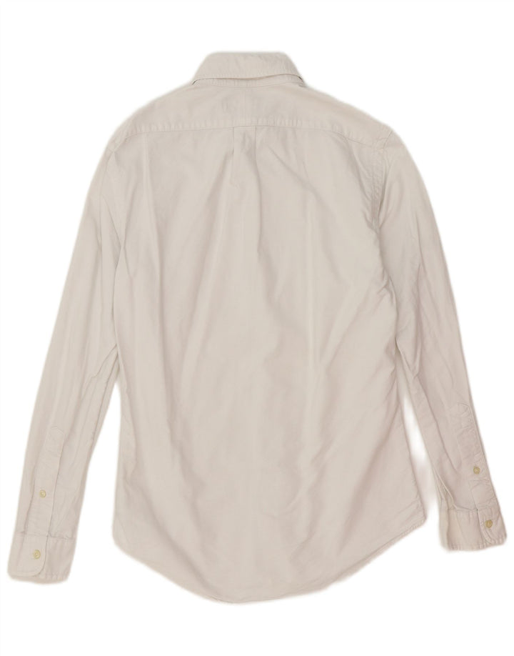 Camicia slim fit da uomo Ralph Lauren piccola in cotone bianco