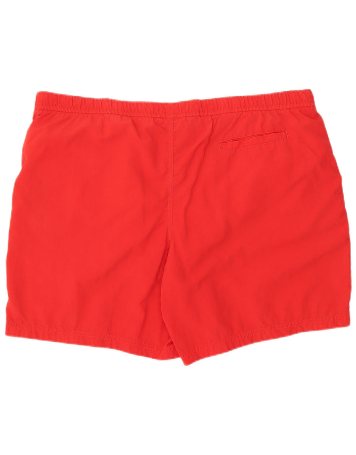 Pantaloncini da bagno da uomo Adidas 2XL nylon color block rosso