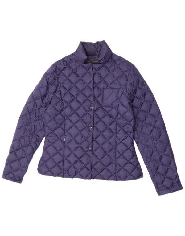 Piumino Donna Trussardi IT 44 Medium Blu Navy Poliammide