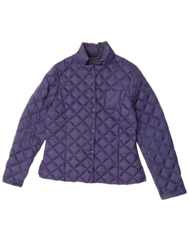 Piumino Donna Trussardi IT 44 Medium Blu Navy Poliammide