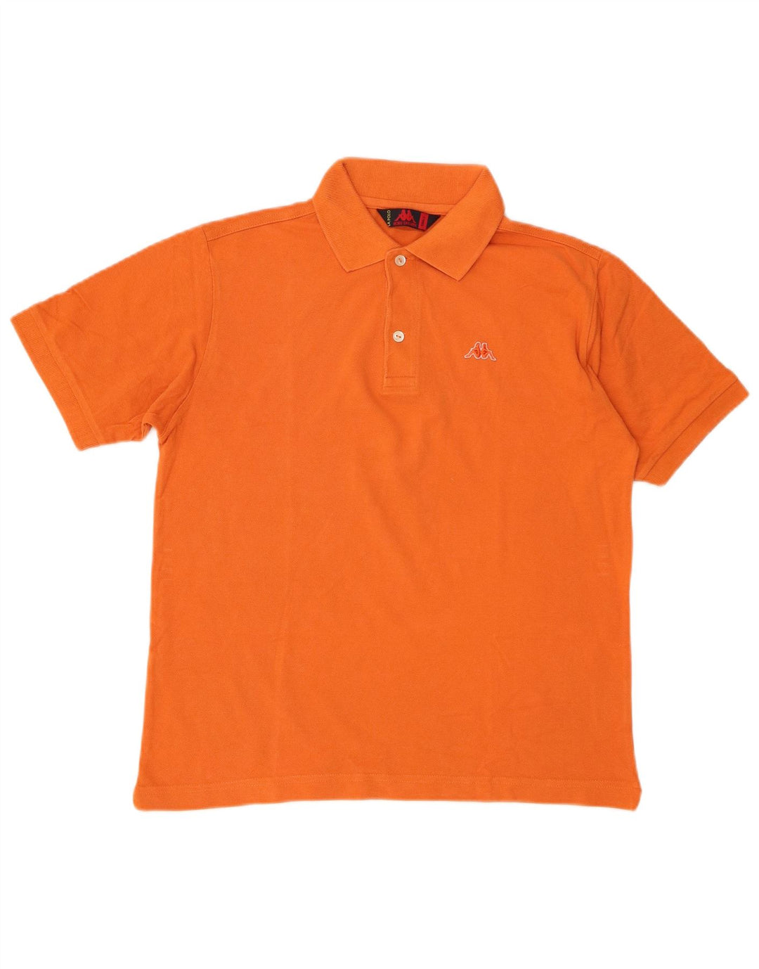 Polo Uomo Kappa Small Arancione In Cotone