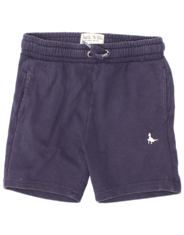 Pantaloncini sportivi da ragazzo Jack Wills 5-6 anni in cotone blu navy