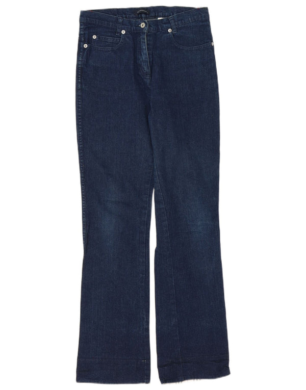 BURBERRYS Girls Bootcut Jeans 11-12 Years W26 L29 Blue Cotton