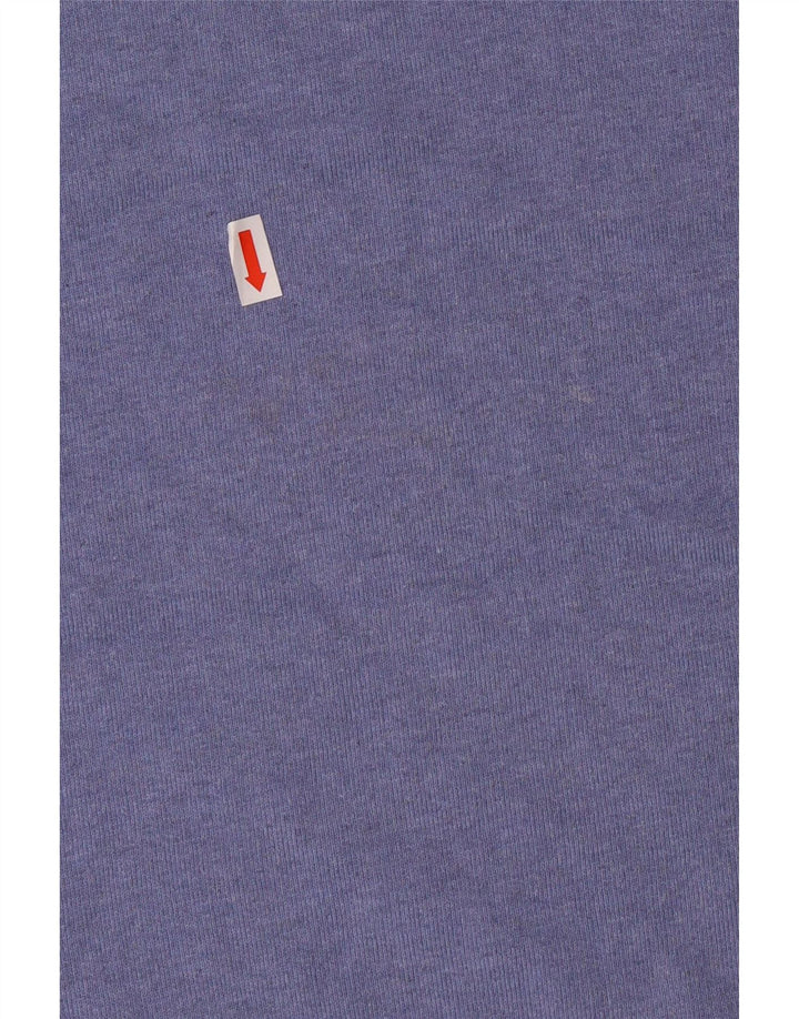 CREW CLOTHING Felpa da donna Maglione UK 14 Grande cotone blu