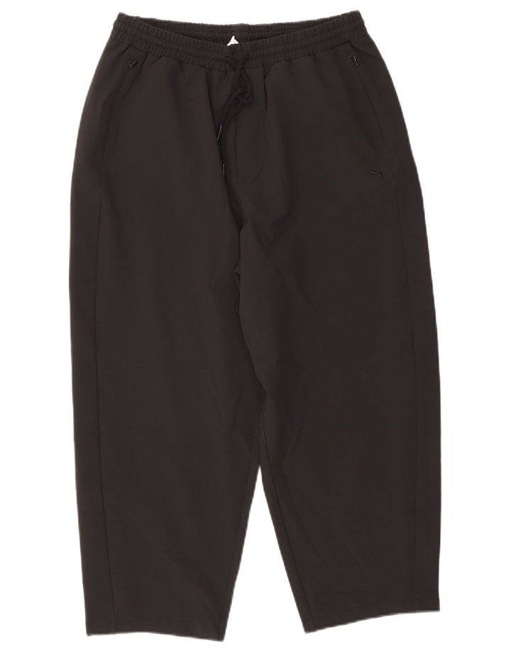 Pantaloni della tuta Puma da donna Capri UK 10 Small Nero Poliestere