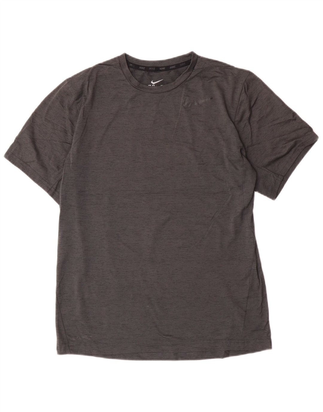 T-shirt Nike Dri Fit da uomo, piccola, in poliestere chiazzato grigio