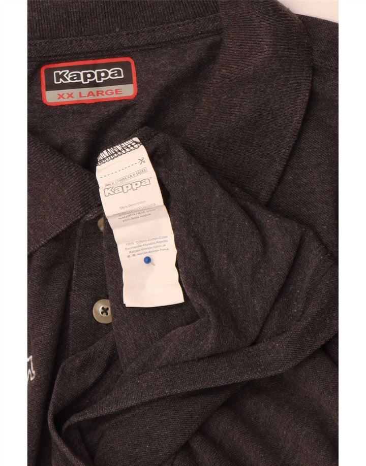 Polo Kappa Uomo 2XL Cotone Grigio
