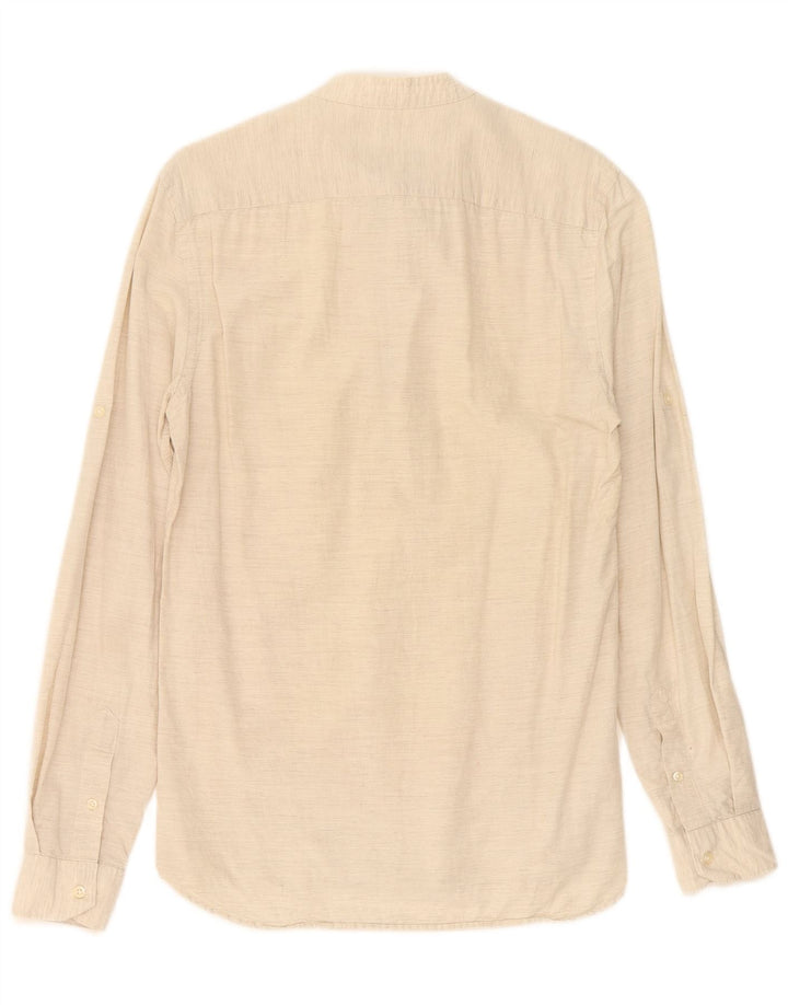 Camicia pullover slim fit da uomo Zara piccola beige