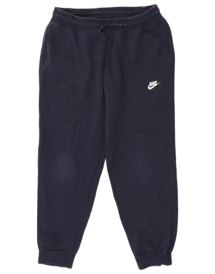 Pantaloni da tuta da uomo Nike Joggers grandi in cotone blu navy