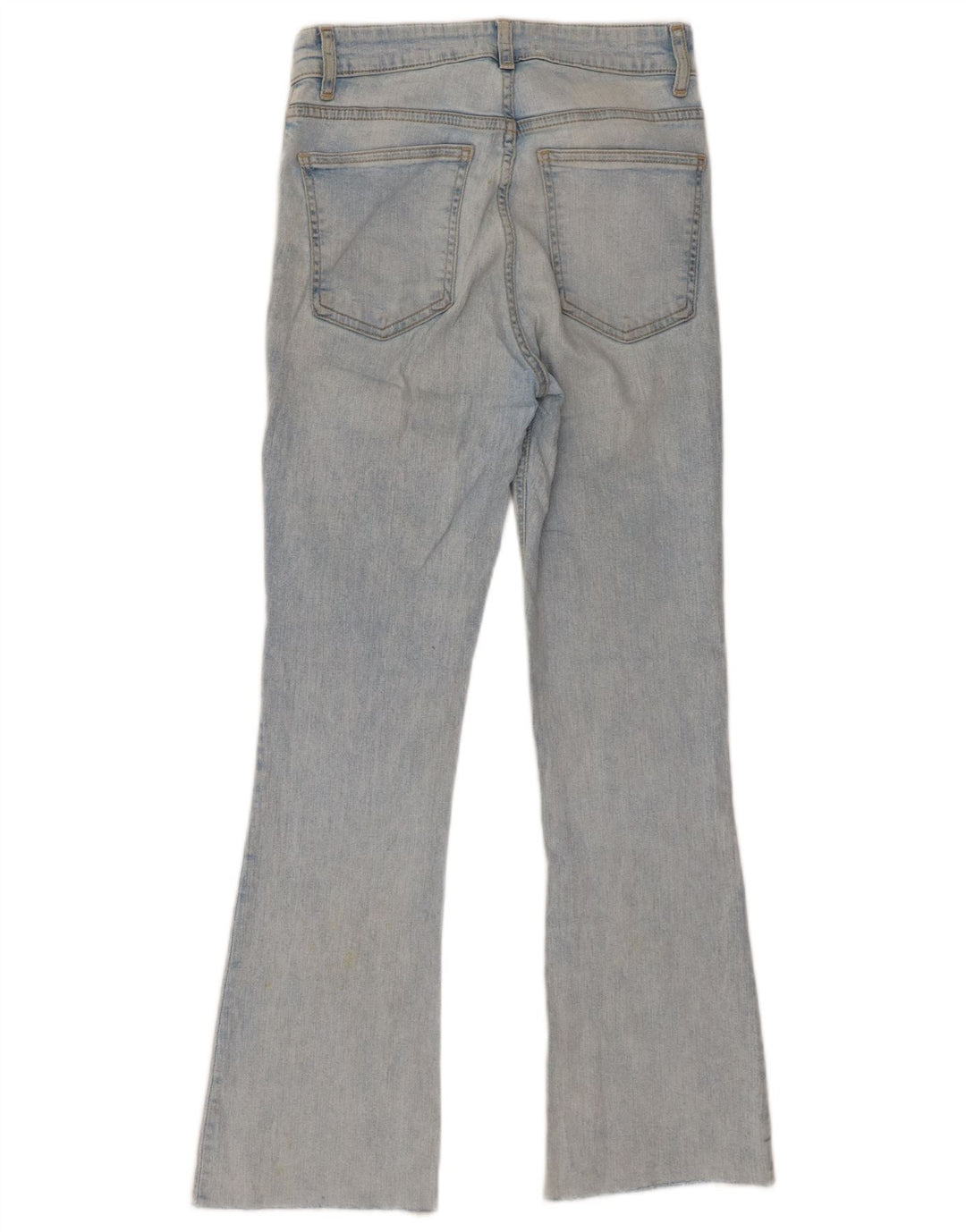 Jeans svasati da donna Zara EU 38 piccoli W28 L27 Blu