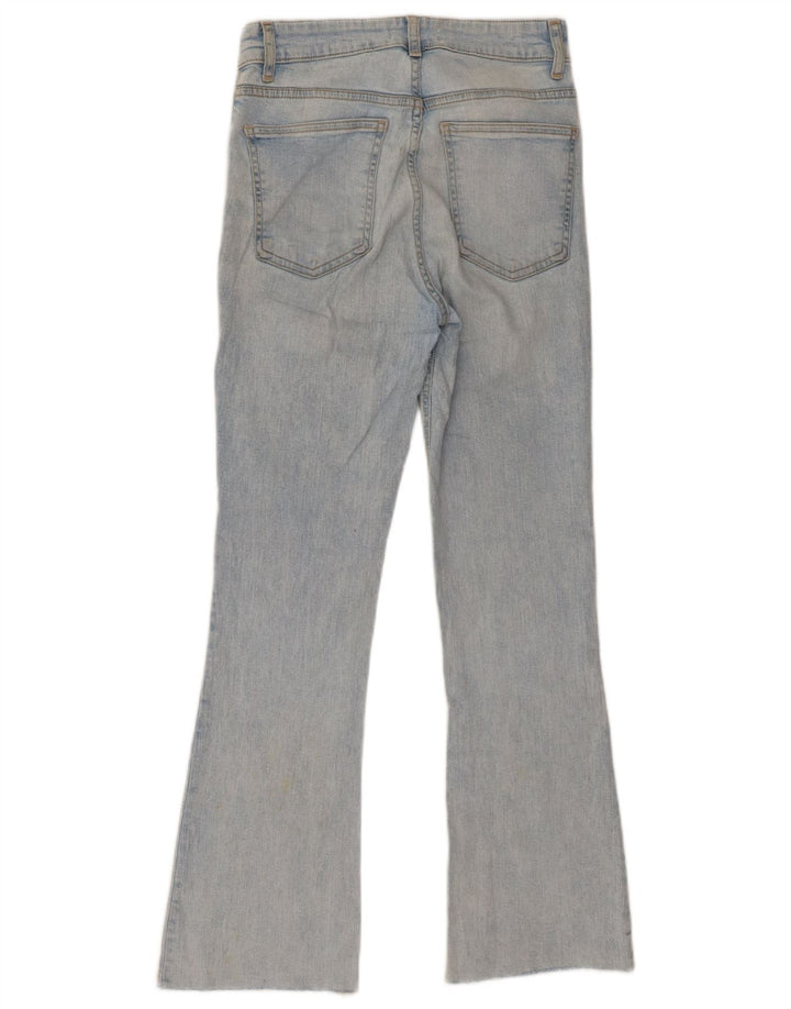 Jeans svasati da donna Zara EU 38 piccoli W28 L27 Blu