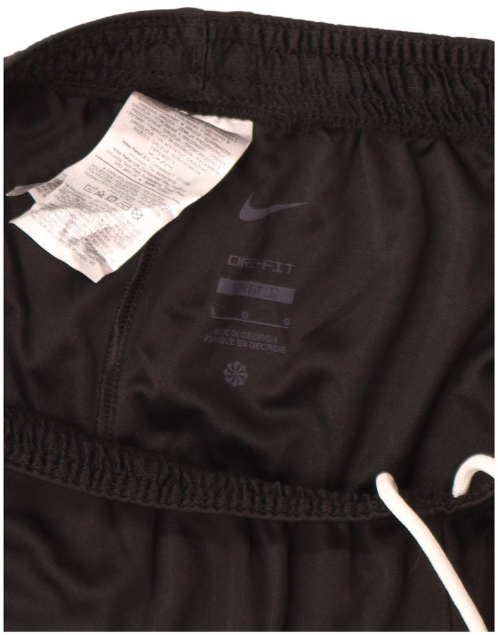 Pantaloncini sportivi Nike Dri Fit Slim da uomo, grandi, in poliestere nero