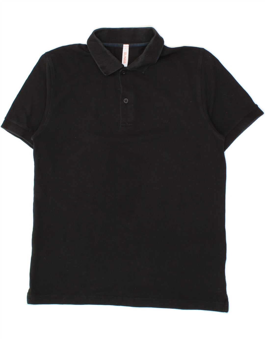 SUN68 Mens Polo Shirt Small Black Cotton Vintage Sun68 and Second-Hand Sun68 from Messina Hembry 