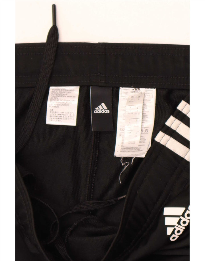 Pantaloni da tuta da donna Adidas UK 8/10 Small Nero Poliestere