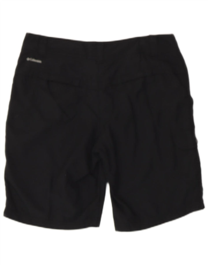 Pantaloncini cargo da donna COLUMBIA US 8 medi W32 nylon nero