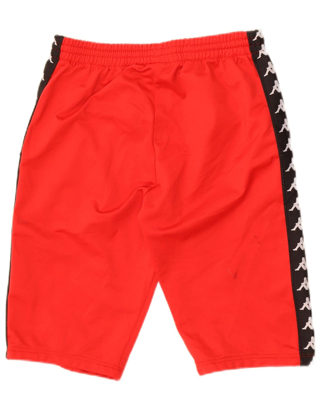 Pantaloncini sportivi grafici da uomo Kappa Small in poliestere color block rosso