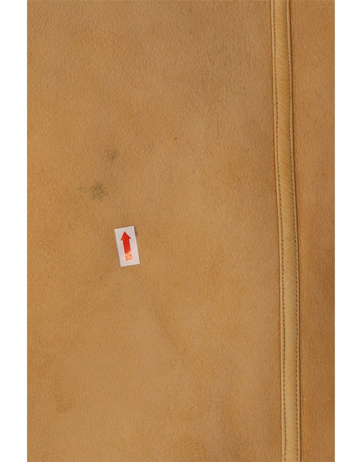 Cappotto in shearling vintage da donna IT 46 Shearling beige grande