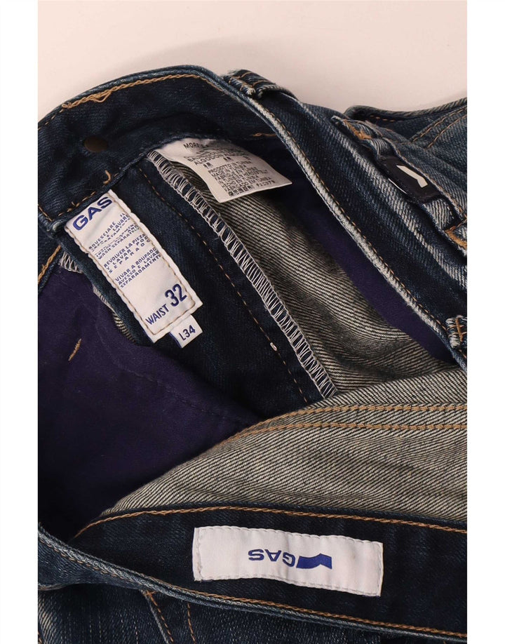 Jeans dritti da uomo Gas W32 L34 cotone blu