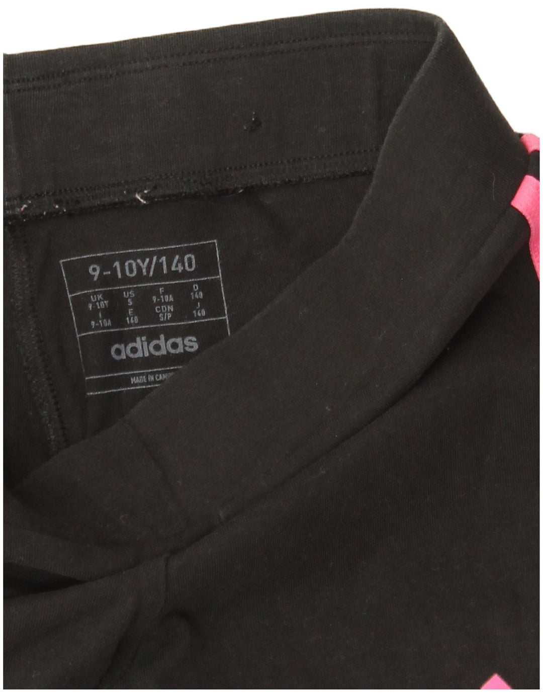 Leggings Adidas Bambina 9-10 Anni Neri