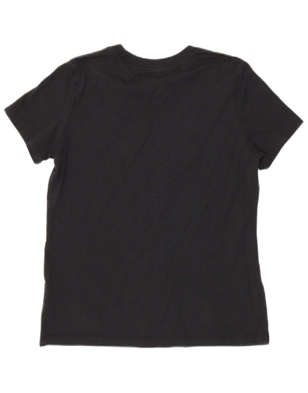 T-shirt grafica da donna Nike Top UK 12 cotone medio nero