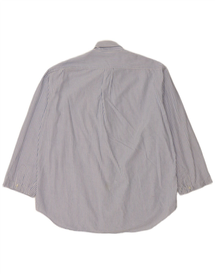 Camicia da uomo BROOKSFIELD taglia 41 cotone gessato blu medio