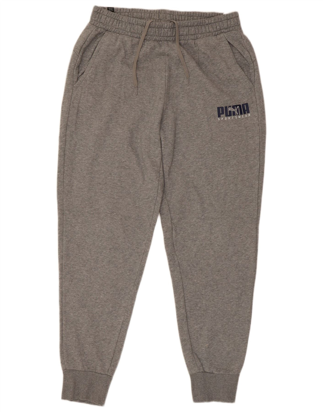Pantaloni da tuta grafica da uomo Puma Joggers grandi in cotone grigio