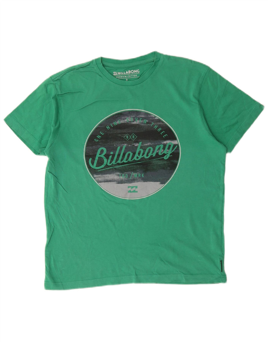 Maglietta grafica da uomo Billabong Top piccola in cotone verde