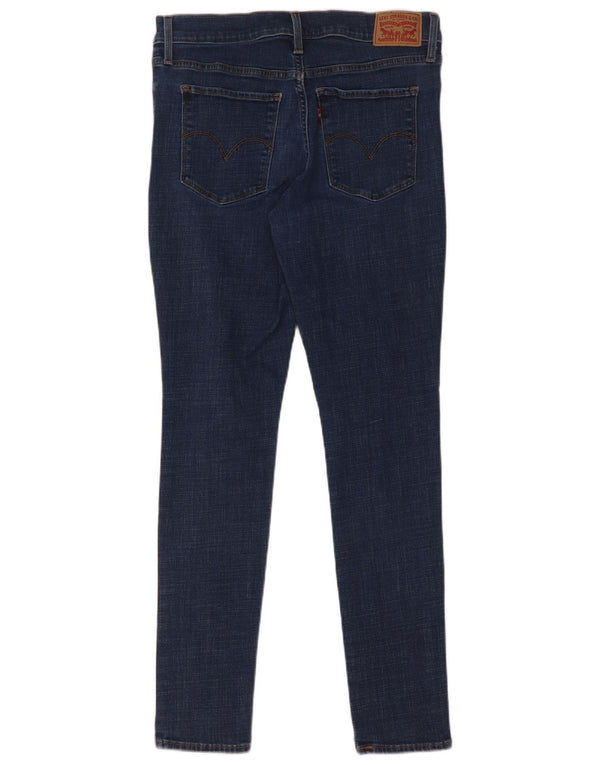 Levi's Donna 311 Jeans skinny modellanti effetto invecchiato W30 L30 cotone blu navy