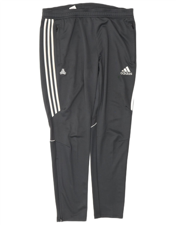 Pantaloni da tuta Adidas Climacool da uomo grandi in poliestere grigio